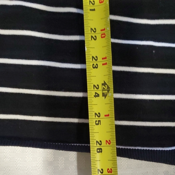 NWT Pendleton plus  Black and White 3/4 Sleeve Button Down Cardigan - Picture 10 of 15